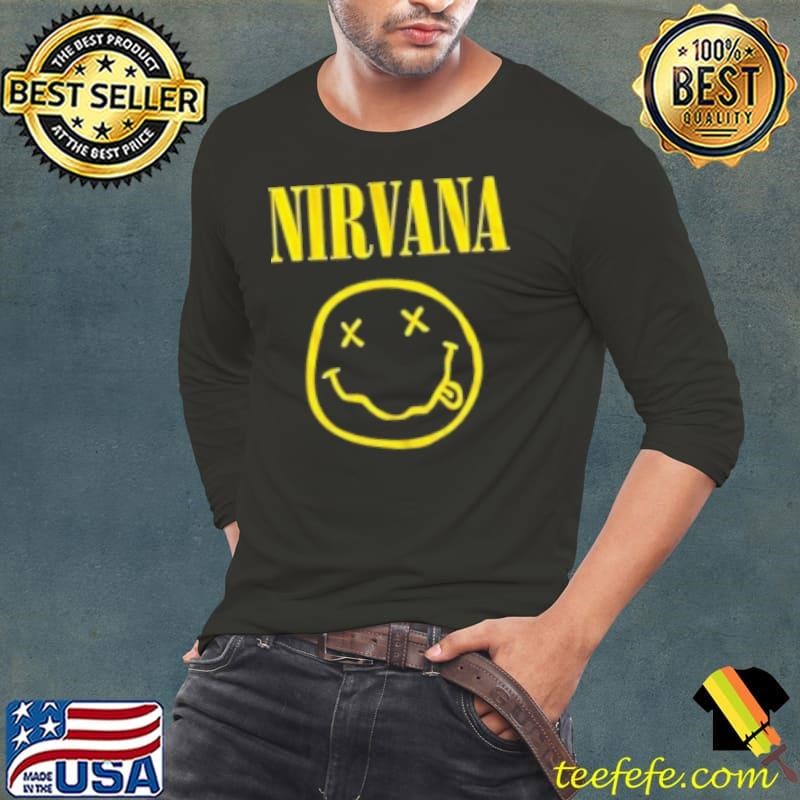 Nirvana Smiley Long Sleeve Tee
