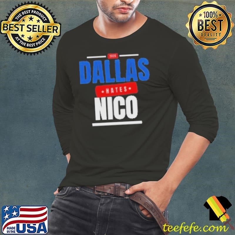 Official Dallas Hates Nico 2025 Long Sleeve Tee