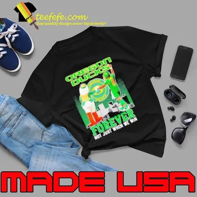 Oregon Ducks forever not just when we win mascot and Dillon Gabriel Shirt