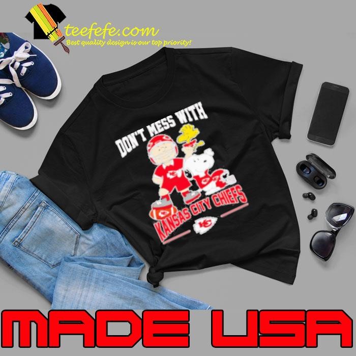 Peanuts characters don’t mess with Kansas City Chiefs Unisex