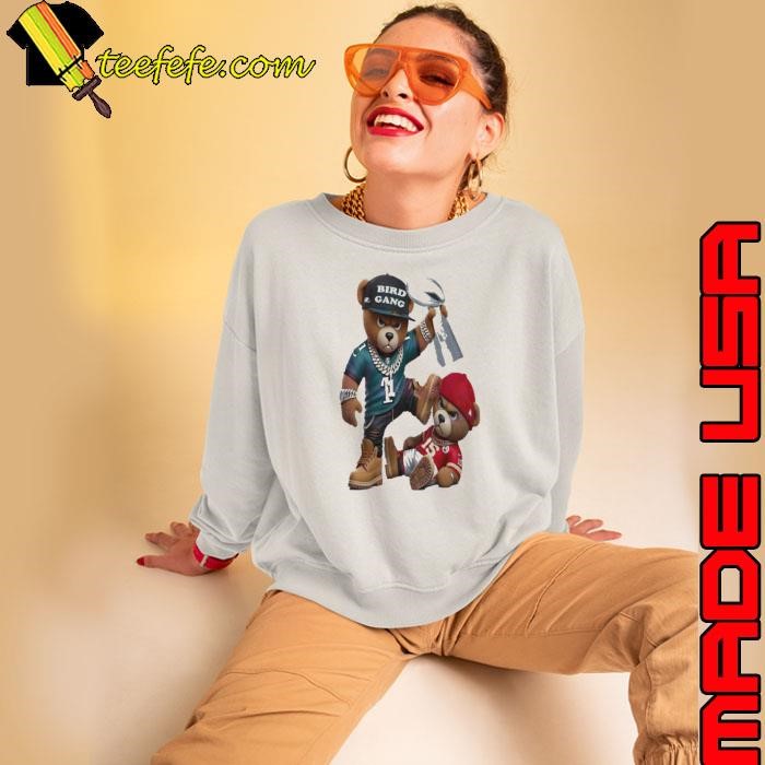Philadelphia Eagles Beat Chiefs Teddy Bear Football  Shirt