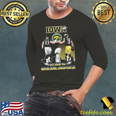 Philadelphia Eagles Iowa Hawkeyes DeJean Fly Coop Fly Super Bowl Champions LIX  Shirt
