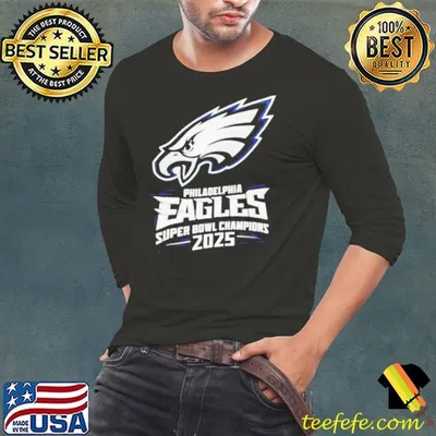 Philadelphia Eagles Super Bowl Champions ’25 logo shirt