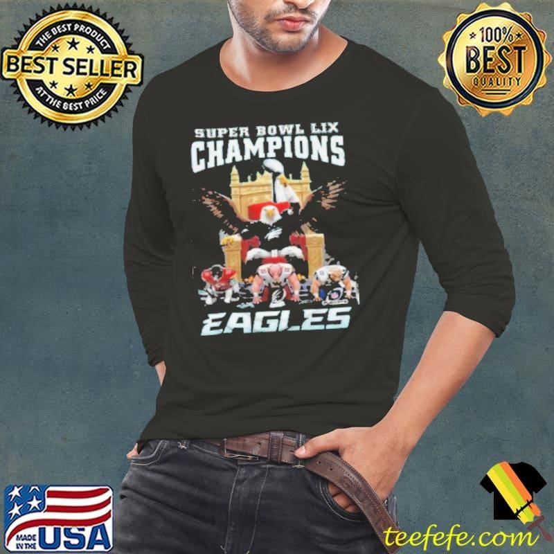 Phildelphia Eagles Super Bowl LIX Champions Long Sleeve Tee