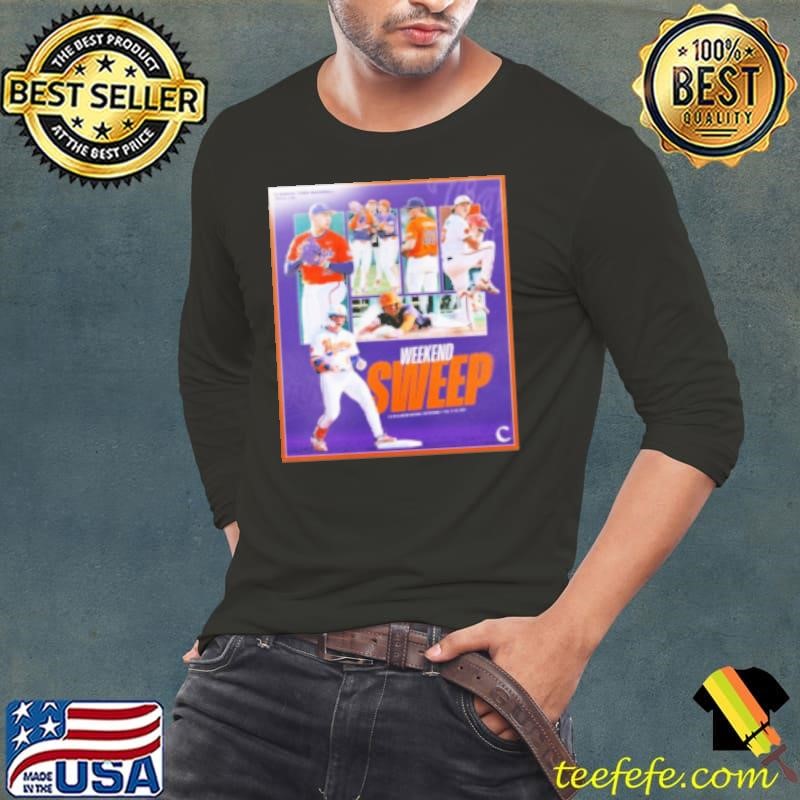 Poster Clemson Tigers baseball Team 128 Weekend Sweep 4 – 0 In Clemson Baseball Invitational Feb 21 – 23 2025 Shirt