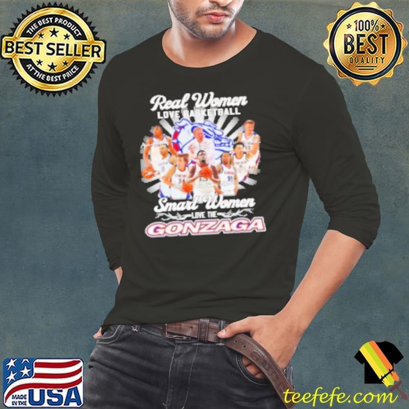 Real women love basketball smart women love the Gonzaga basketball signatures Shirt