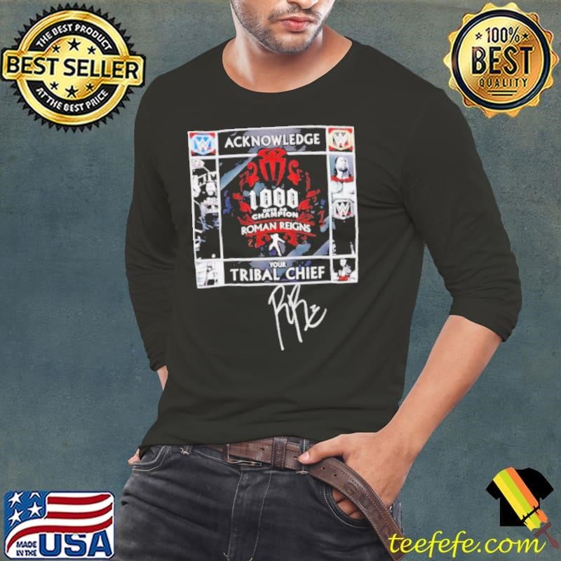 Roman Reigns WWE Your Tribal Chief 1000 Days as Champion shirt