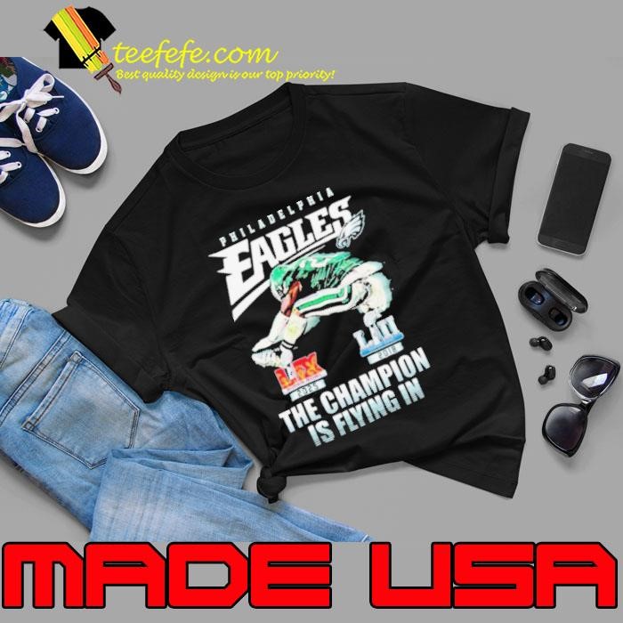 Saquon Barkley Philadelphia Eagles Philly The Champions Is Flying In Super Bowl LII Super Bowl LIX 2025 shirts