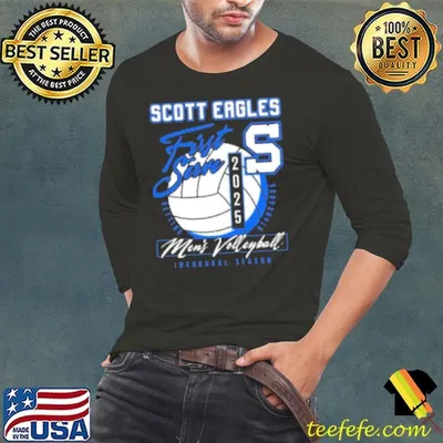 Scott Eagles Men's Volleyball First Serve Inaugural Season Setting Standards 2025 Shirt