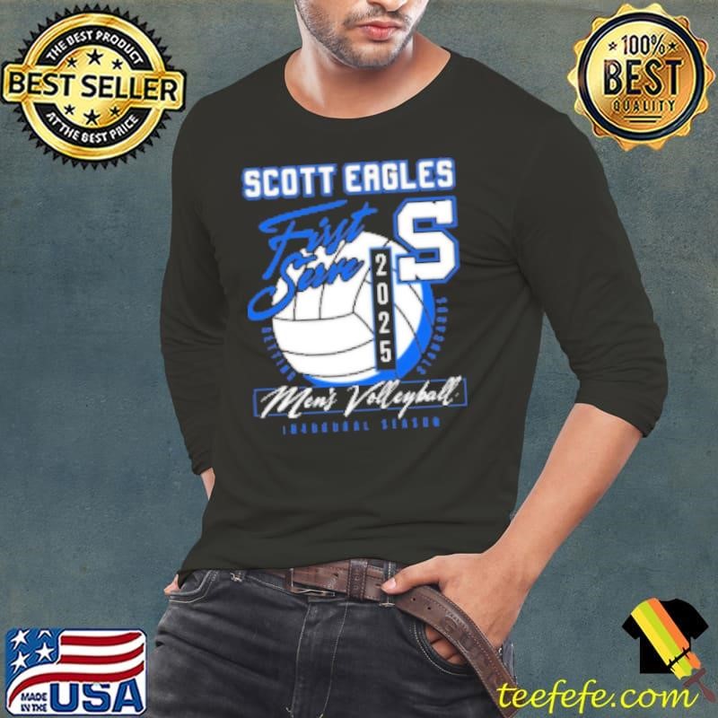 Scott Eagles Men's Volleyball First Serve Inaugural Season Setting Standards 2025 Shirt