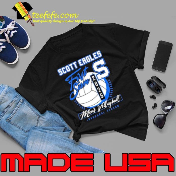 Scott Eagles Men's Volleyball First Serve Inaugural Season Setting Standards 2025 Unisex
