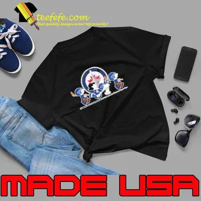 Snoopy And Friends Winnipeg Jets X The Peanuts Movie Shirt