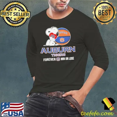 Snoopy Hug Heart Auburn Tigers Forever Win Or Lose shirts