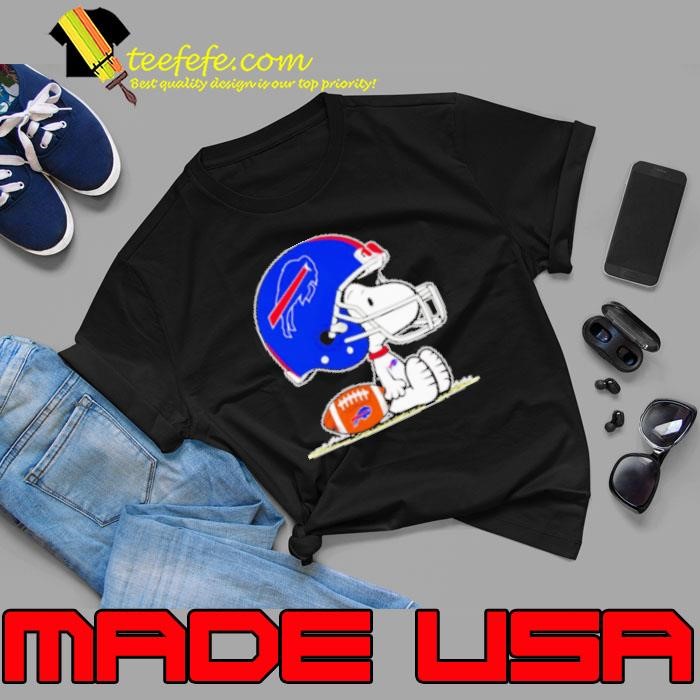 Snoopy sitting Buffalo Bills football Shirt