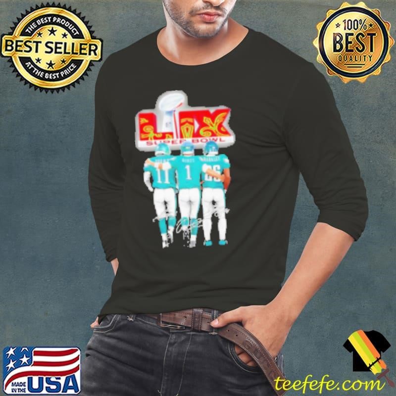 Super Bowl LIX Brown Hurts and Barkley signatures Shirt