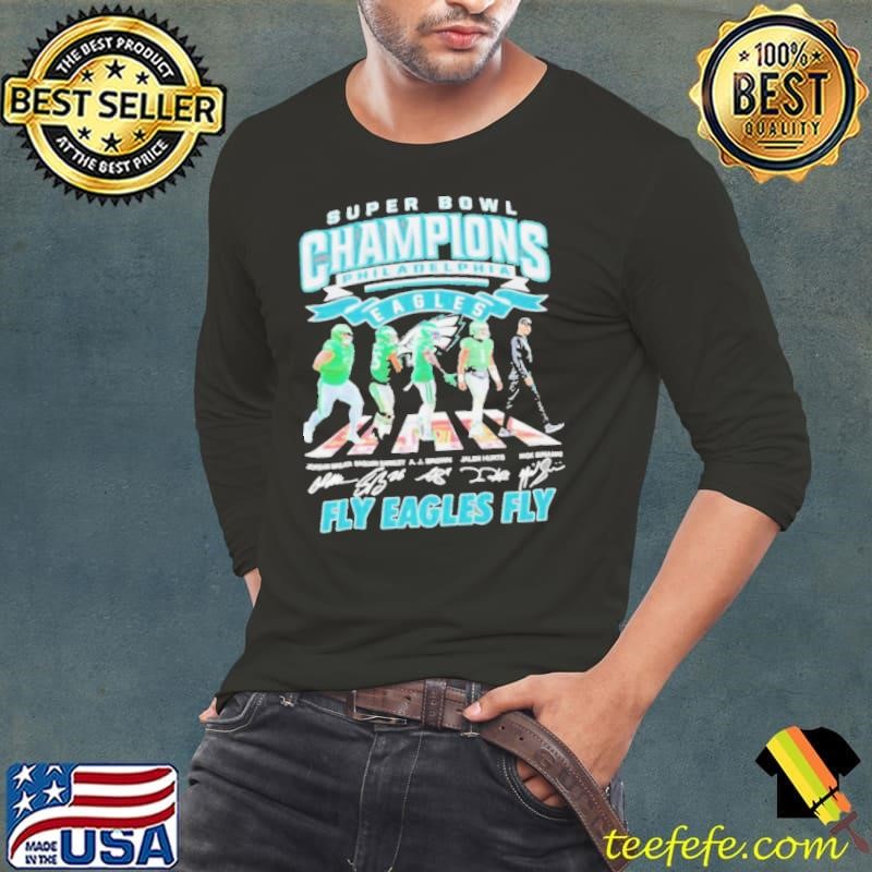 Super Bowl LIX Champions Philadelphia Eagles Abbey Road Signature Fly Eagles Fly shirt