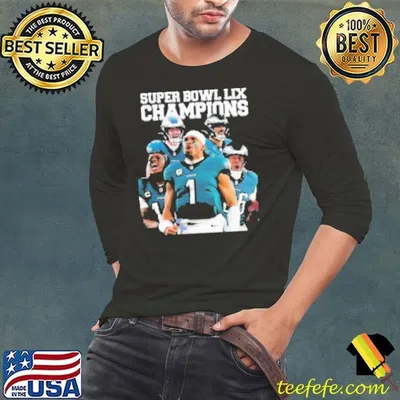 Super Bowl LIX Champions Philadelphia Eagles Player Shirt