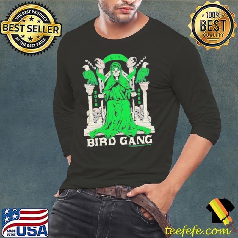 Throne Bird Gang LIX World Champs 2025 skeleton Long Sleeve Tee