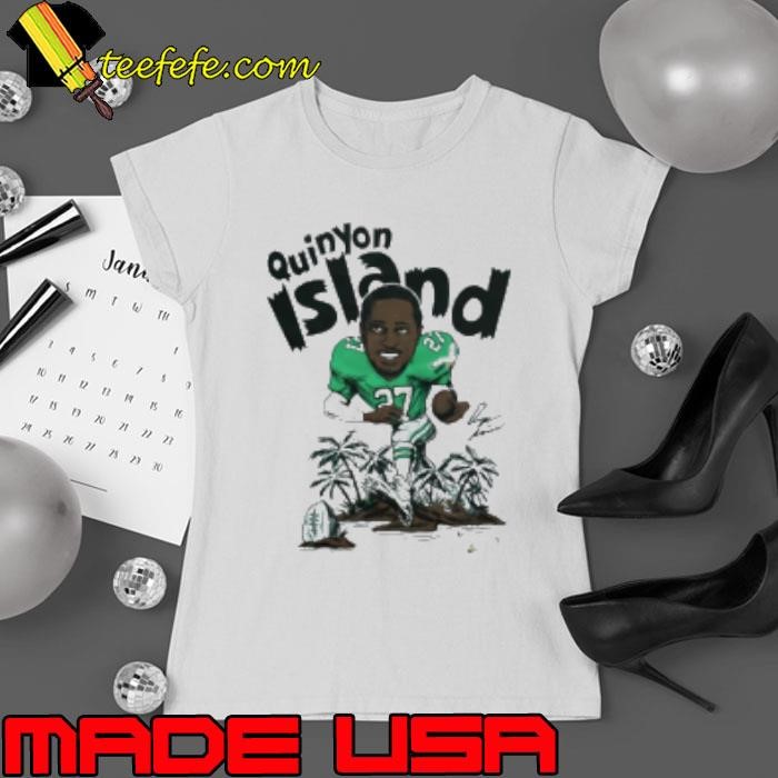 Top Eagles Quinyon Mitchell Signature Ladies tee