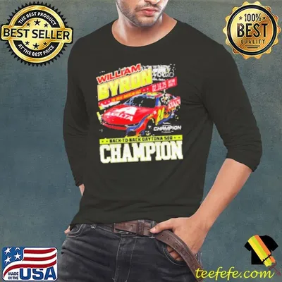 William Byron Checkered Flag Sports 2025 Back To Back Daytona 500 Champion Past Winners Shirt