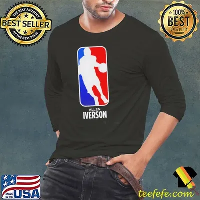 Allen Iverson NBA Logo Shirt