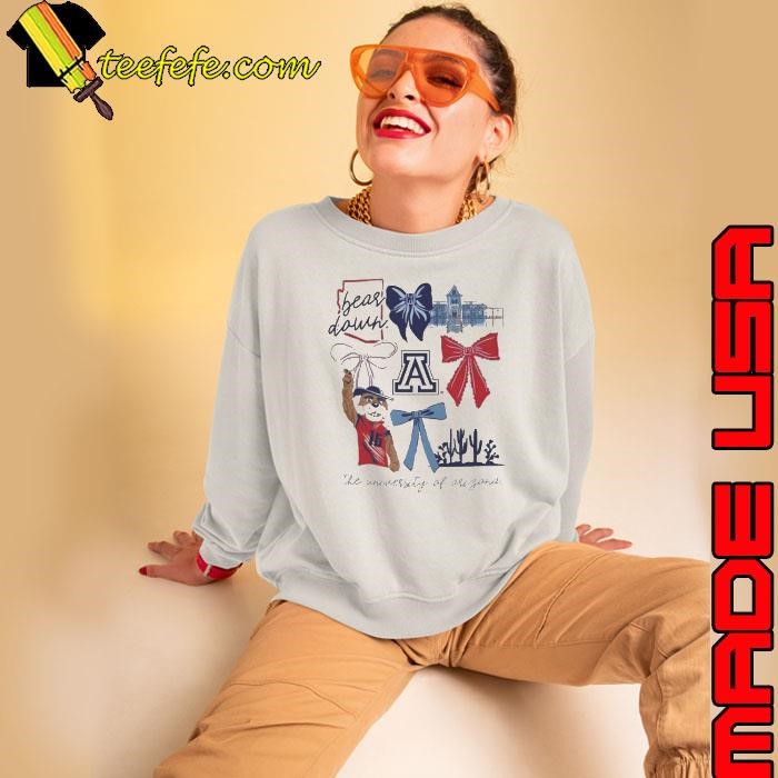 Arizona Wildcats Bears Down Coquette Sweatshirt