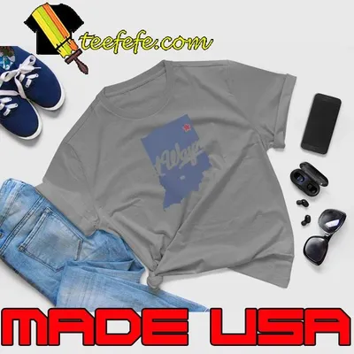 Awesome Fort Wayne In Indiana Map Shirt