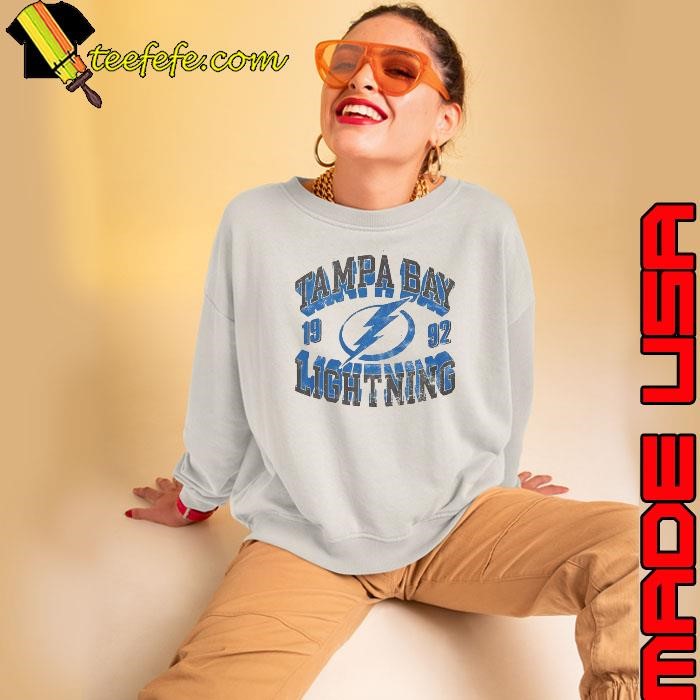 Awesome Tampa Bay Lightning Rink Arched Wordmark Sweatshirt