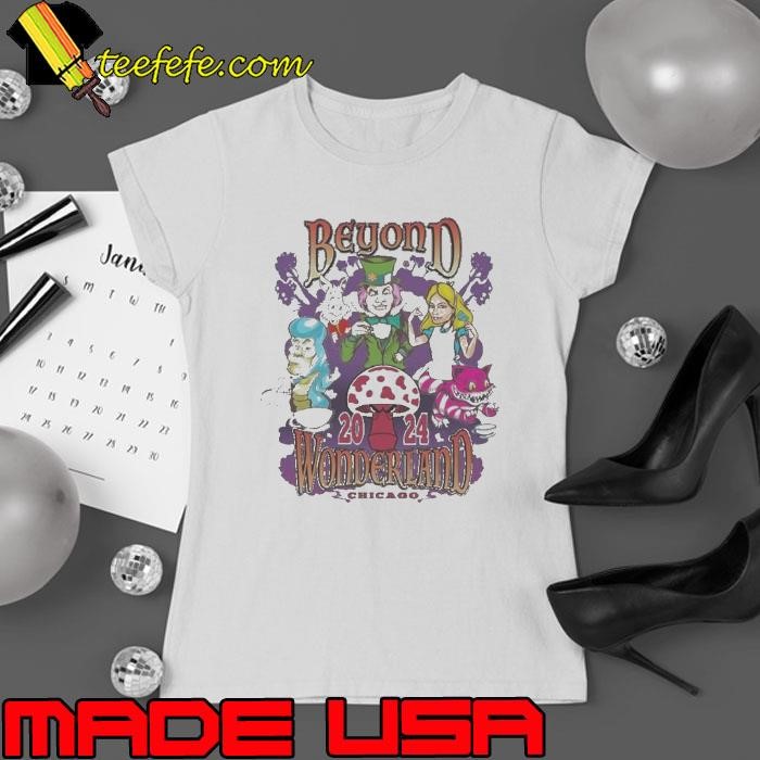 Beyond Wonderland Into The Garden Lineup Chicago Bulls 2024 Ladies tee