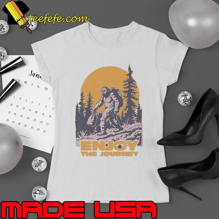 Blurry Creatures Enjoy The Journey Bigfoot Ladies tee