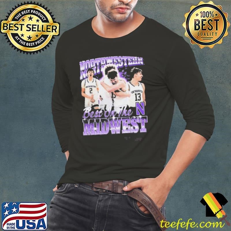 Brooks Barnhizer And Nick Martinelli Best In The Midwest Northwestern Wildcats Basketball Graphic shirt