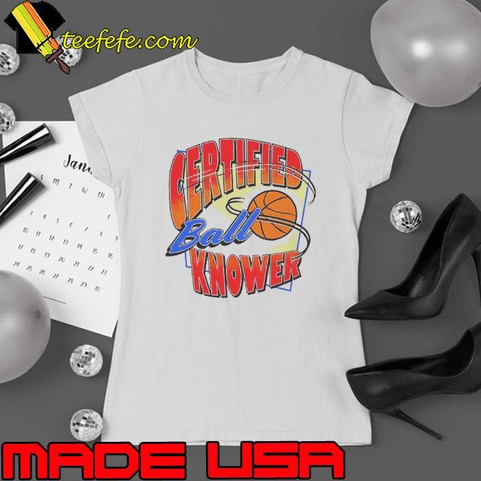 Certified Ball Knower Basketball Ladies tee