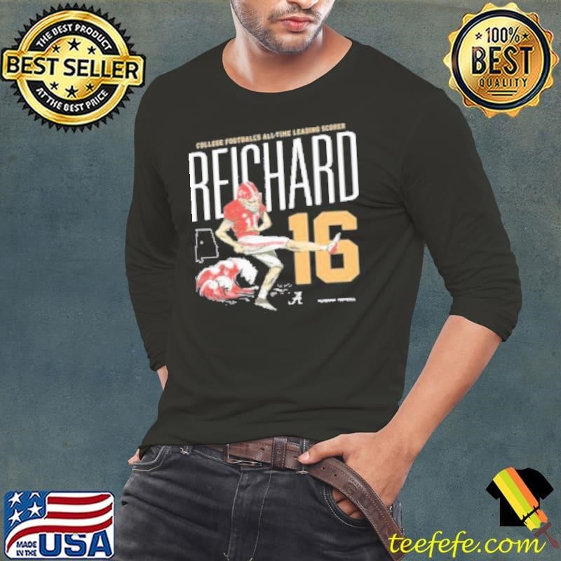 College football's all time leading scorer Reichard Awesome Alabama Crimson Tide Shirt
