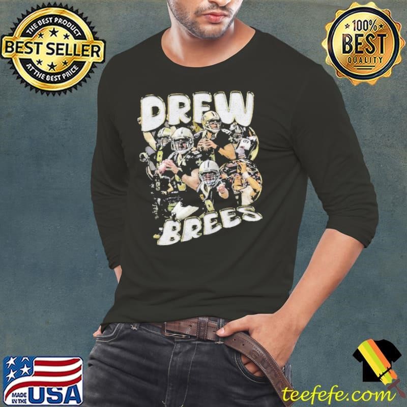 Drew Brees American former professional football quarterback Retro Vintage T-Shirt