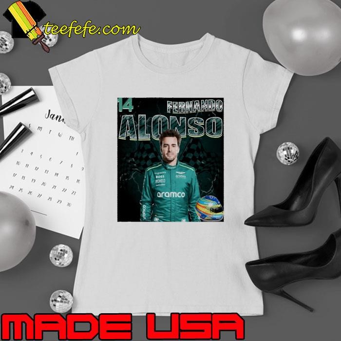 Fernando Alonso Spanish racing driver Ladies tee
