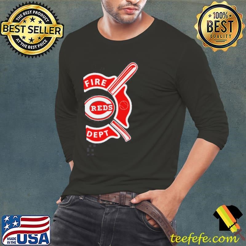 Fire Dept Cincinnati Reds Baseball Shirt
