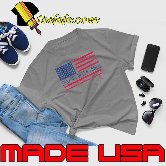 Foxtrot Delta Tango American Flag shirt