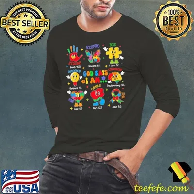 God Says I Am Be Kind Autism Awareness SPED T-Shirt