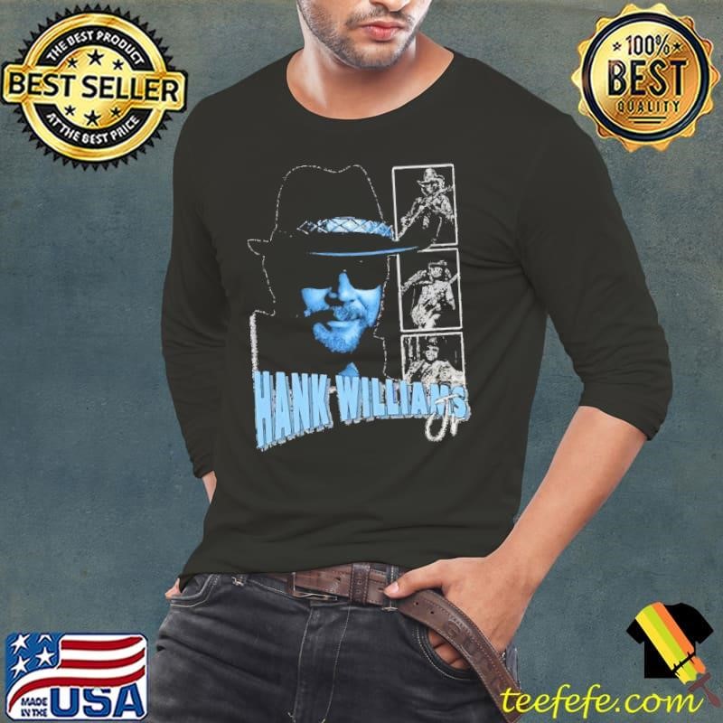Hank Williams Jr. American singer-songwriter Retro Collage T-Shirt