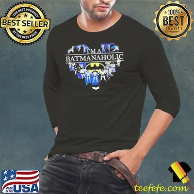 I’m a batmanaholic heart shirt