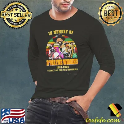In Memory Of D Wayne Wiggins 1961-2025 Thank You For The Memories Signature Shirt