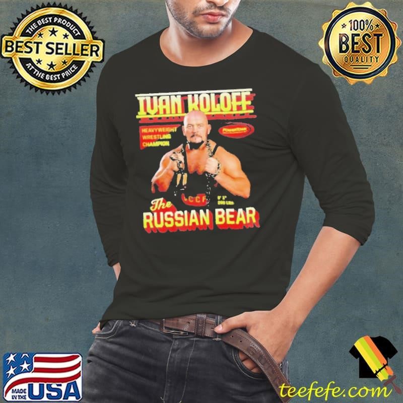 Ivan Koloff Powertown The Russian Bear Long Sleeve Tee