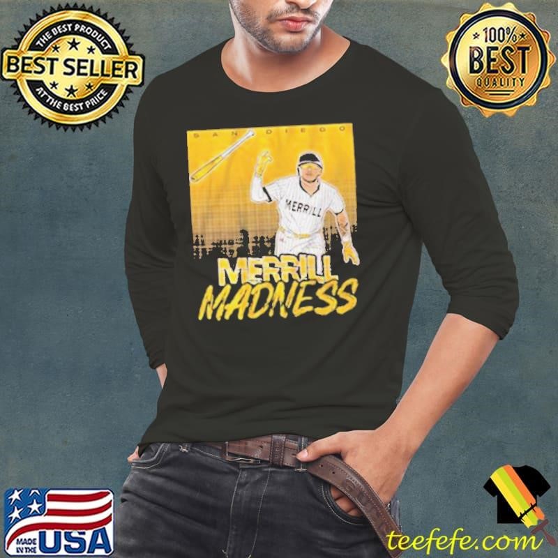 Jackson Merrill Merrill Madness Bat Flip San Diego Padres Long Sleeve Tee