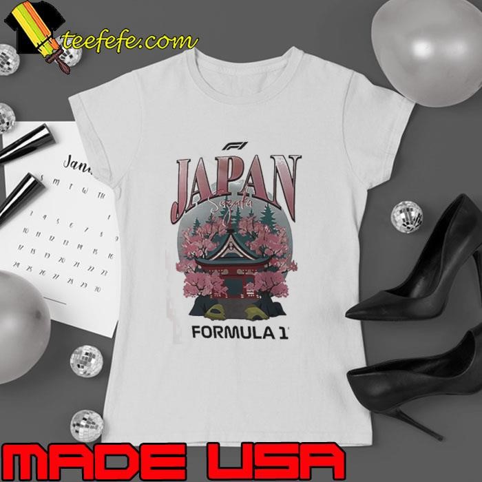 Japan Suzuka Formula 1 Grand Prix Sakura Cherry Blossom Racing Ladies tee