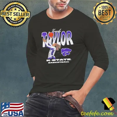Kennedy Taylor Kansas State Basketball Cartoon Shirt