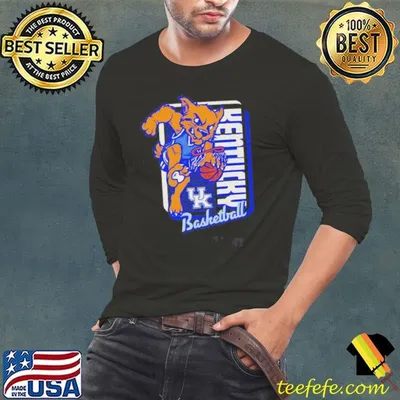 Kentucky Wildcats Basketball Mascot Dunk Shirt