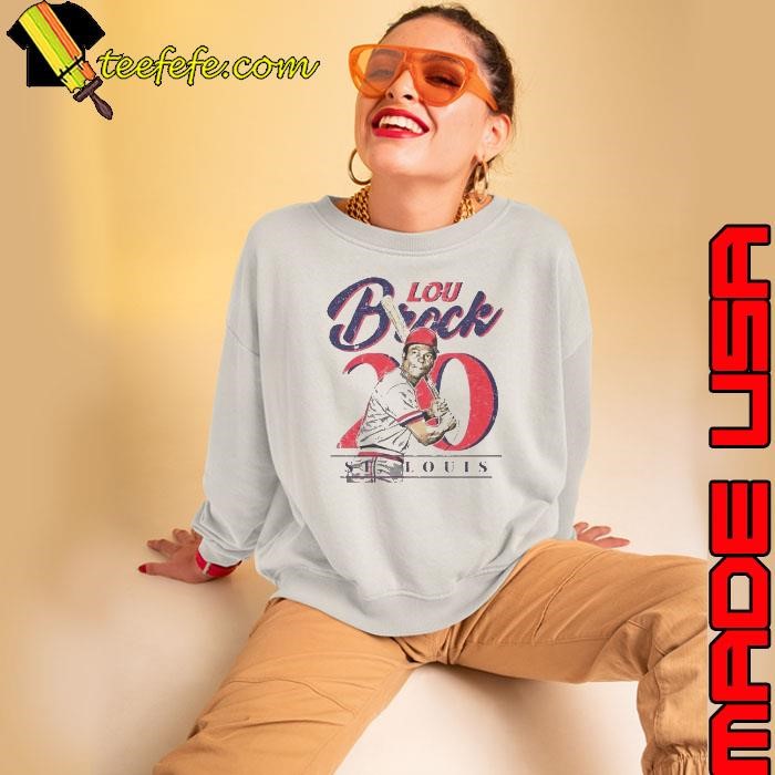 Lou Brock St Louis Cardinals Vintage Sweatshirt