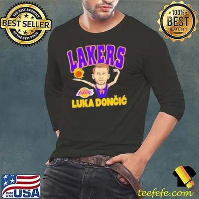 Luka Doncic Los Angeles Lakers player caricature Shirt
