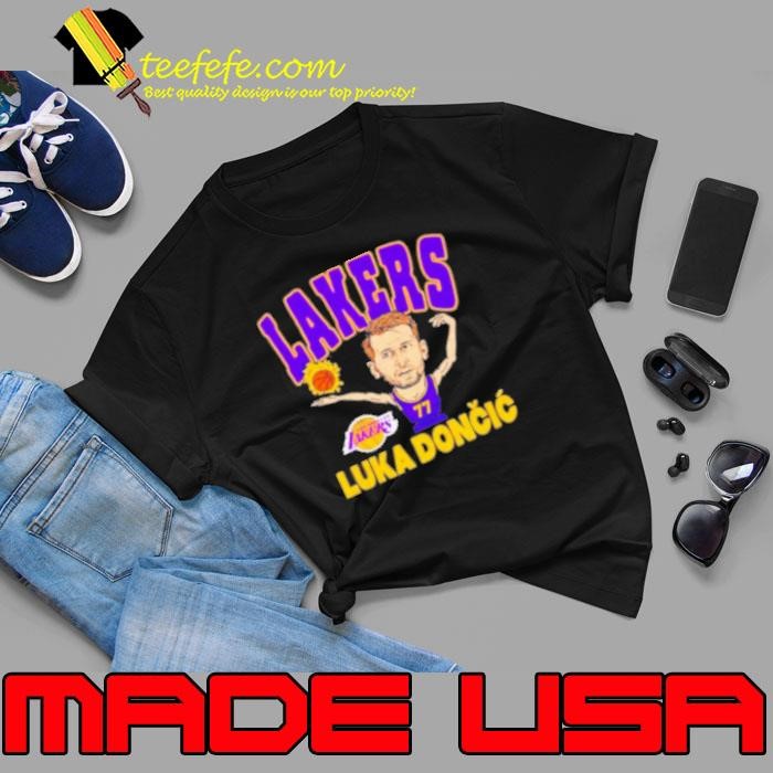 Luka Doncic Los Angeles Lakers player caricature Unisex