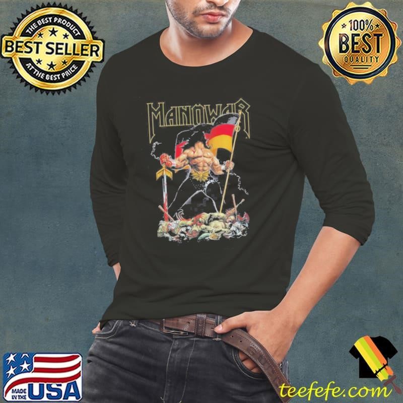 Manowar Warriors Of The World Germany 2025 Long Sleeve Tee